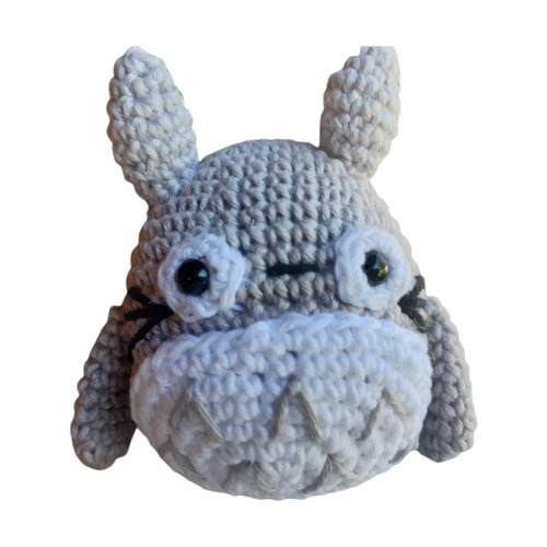 Totoro Em Amigurumi - Chaveiro De Crochê (studio Ghibli)
