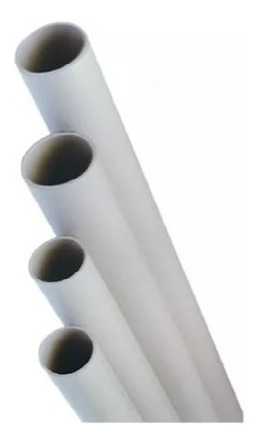Imagen 2 de 3 de Caño De Pvc Rigido 20mm (3/4) X 3mts - Tubelectric - Tofema