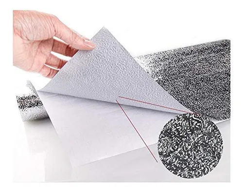 Papel Autoadhesivo Aluminio Revestir Muebles Muros Corrugado