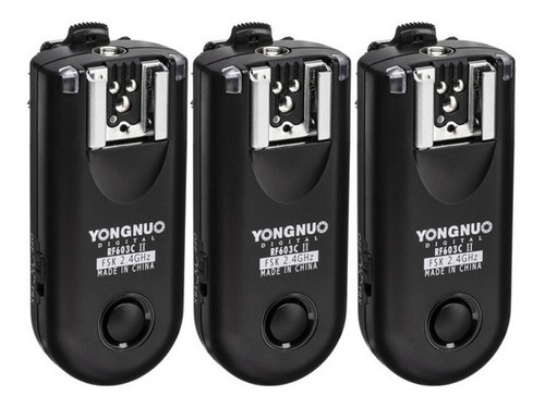 3 Disparadores Inalambricos Yongnuo Rf603 Ver.2 Canon