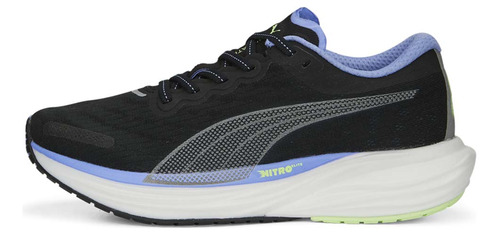 Zapatillas Puma Deviate-nitro-2 Black/royal/saphire Mujer