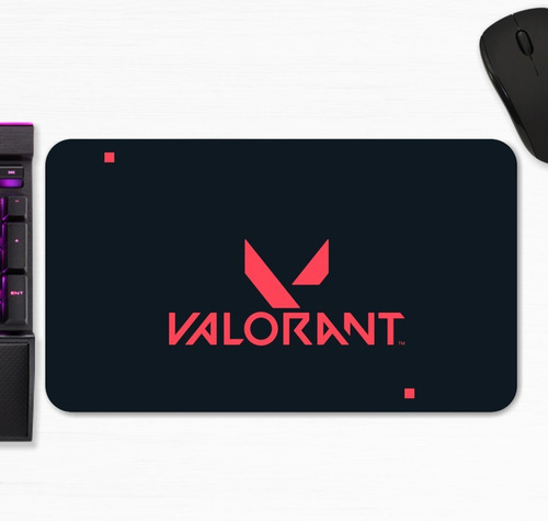 Valorant Logo Mouse Pad Gamer M Personalizado