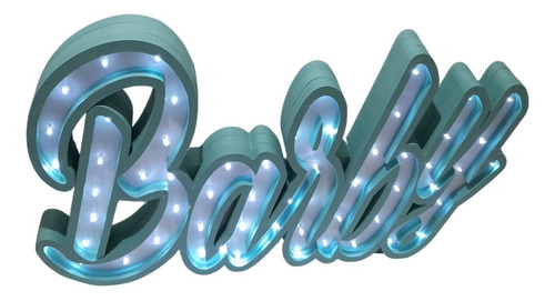 Imagen 6 de 10 de Letra Con Luz Led 50 Cm Pintada Polyfan Tu Nombre Importa