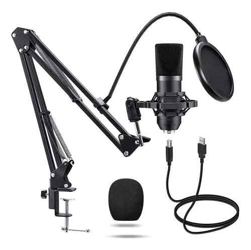 Jopsuy Usb Usb Microfono Podcast Condenser Microphons Kit Co