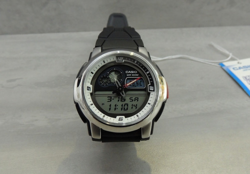 Relógio Casio Termômetro Mod: Aqf-102w-7bvdf - Nf E Garantia