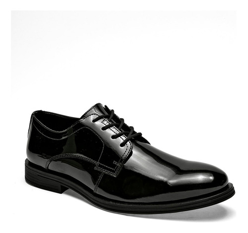 Zapato Vestir Charol Christian 2800 Hombre Color Negro E7