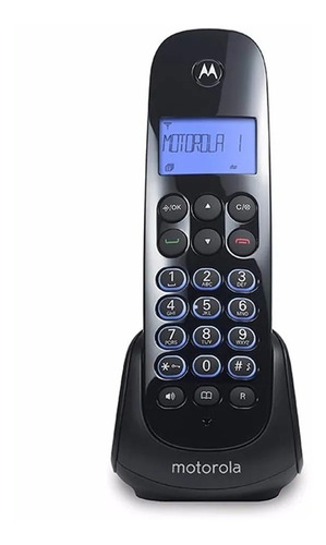 Teléfono Motorola  Negro inalámbrico - color negro