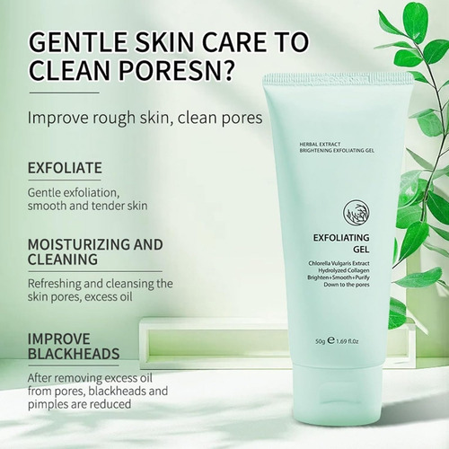 Gel Exfoliante Purificante Limpiador Exfoliante Facial