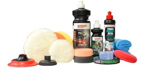 Kit Tratamiento Acrílico Detailing Pulimentos Sonax Ideal Inicial