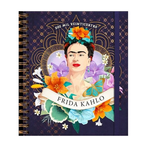 Agenda 2024 Frida Kahlo Espiral Semanal