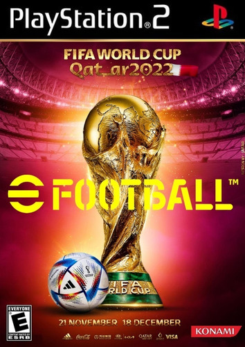 Ps 2 Qatar 2022 / Juego Play 2 / Efootball / Pes / Mundial 