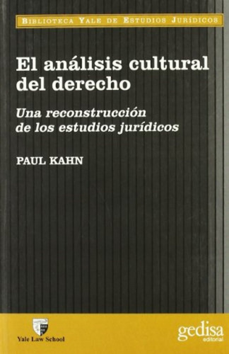 Análisis Cultural Del Derecho, Kahn, Ed. Gedisa