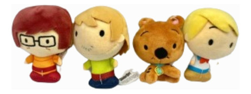 Set 4 Mini Peluches Shaggy Fred Velma Scooby Doo 10cm