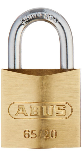 Abus 65/20 Candado De Latón Macizo Con Llave Diferente Grill