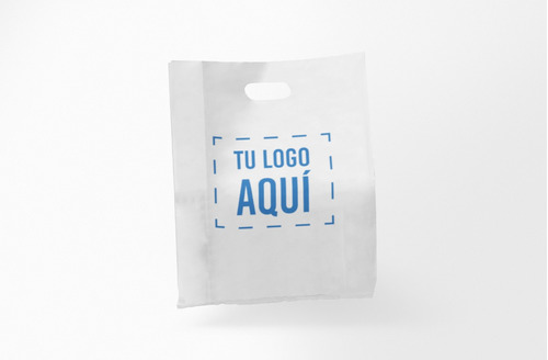 100 Bolsa Tipo Boutique Diseño Personalizado 35 X 41