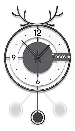 Reloj De Pared Moderno Con Decoración De Péndulo, Reloj De C