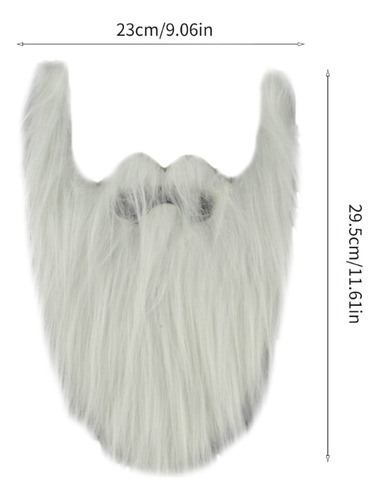 Barba Postiza For Fiesta De Halloween, Divertida Barba De
