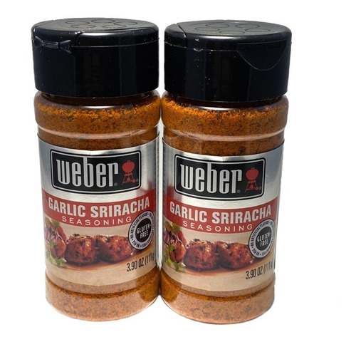 Sazonador Weber® Garlic Sriracha  110 Grs. Two Pack