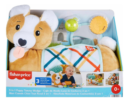 Fisher Price Cojin De Media Luna Cachorro 3 En 1