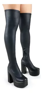 Botas Ariana De Dama Av23-422a Negro