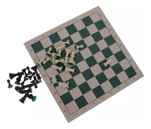 Tapete Enrollable Tradicional Juego De Tablero De Ajedrez