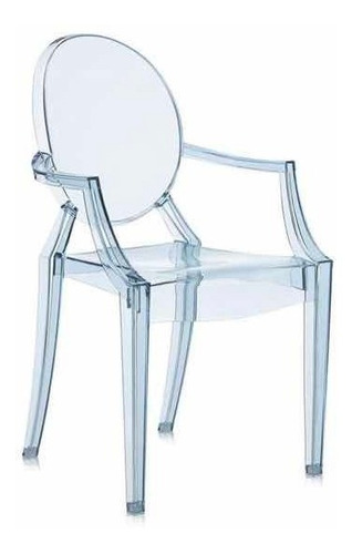 Silla Ghost Con Brazo Transp. Medio Uso Kit De 2 Sillas