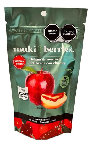 Botana Saludable De Manzana Chamoy Crujiente 100% Natural
