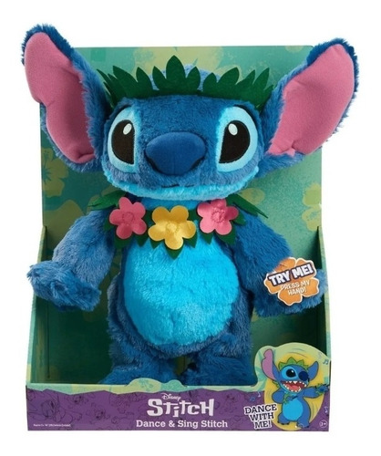 Disney Lilo Y Stitch Peluche Stitch Baila Y Canta De 35 Cm