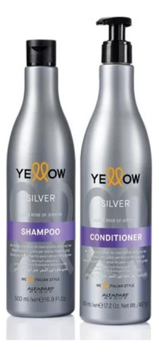 Shampoo Y Acondicionador Yellow Silver Combo Rubio Perfecto