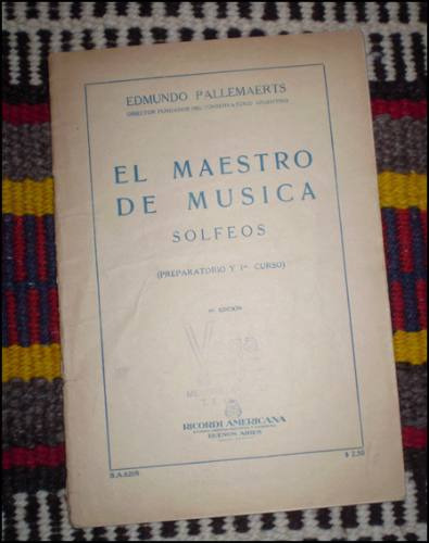 El Maestro De Musica : Solfeos _ Edmundo Pallemaerts
