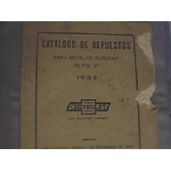 Libro Manual Original De Despiece: Chevrolet 1925 Serie K