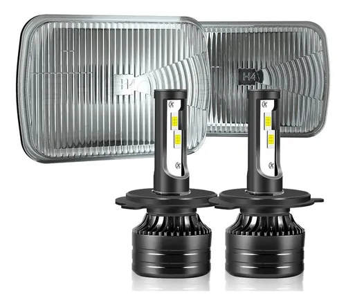 Para Para Carcasa De Faro Cuadrada De 7 Pulgadas,9003/h4