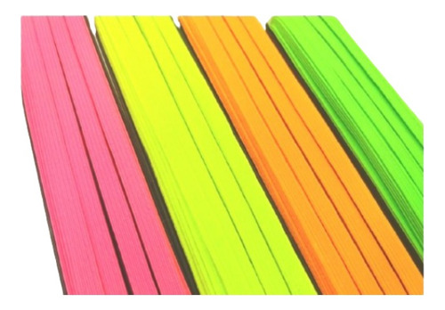 Elástico 7mm Fluorescente Cítrico Chato Neon Flúor 3 Mts Cor Limão Neon Desenho Do Tecido Desejo Na Cor
