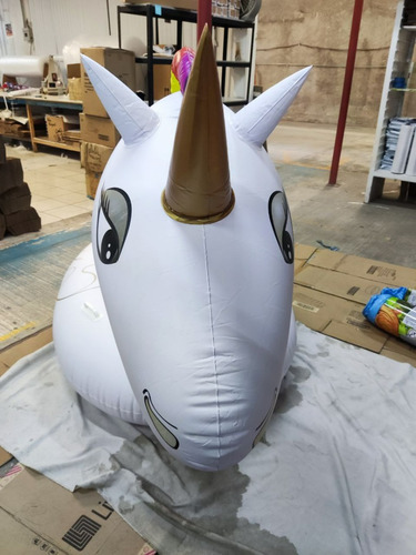 Unicornio Salvavidas Montable Jumbo 275 Mts Flotador (Usado)