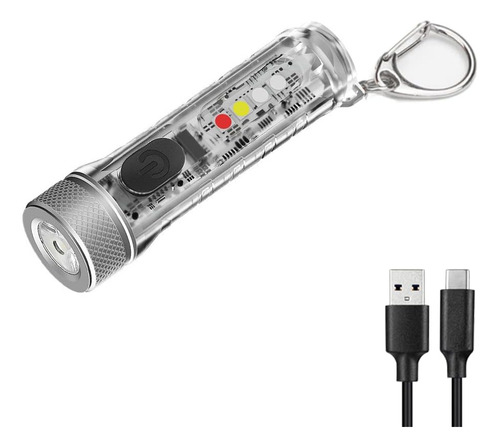 Linterna Led Generic Mini Llavero C/gancho - Plata