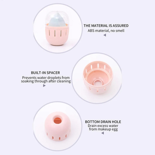 Soporte Para Esponja De Maquillaje Portahuevos De Belleza Pa