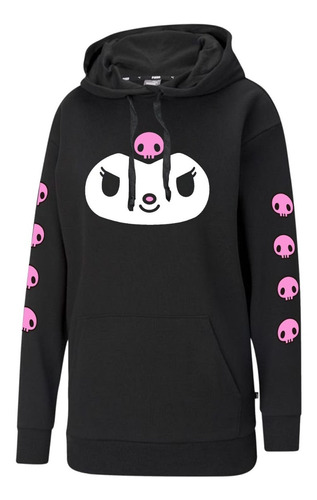 Kuromi Skull Buzo Canguro Unisex Dark Anime Goth Kawaii 191