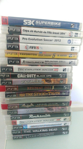 Lote De Jogos Ps3 - 19 Jogos Das Fotos