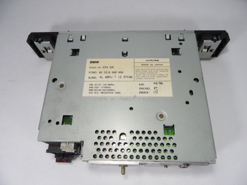 Imagen 4 de 10 de Radio Estereo Cassett Alpine Original Bmw Serie 5 E39 97-03