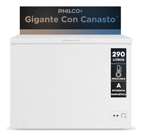 Freezer Horizontal Philco Phch301b 290 Litros Blanco Ciclico