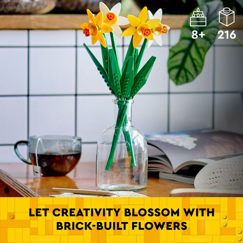 Lego Kit De Construcción De Flores De Loto