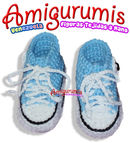 Escarpines Zapatos Converse Niña Niño Bebe Tejido Crochet