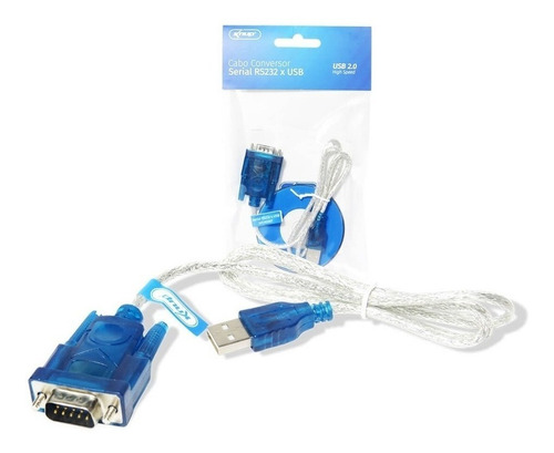 Cabo Adaptador Serial Rs232 Db9 X Usb Kp-ad007 Knup