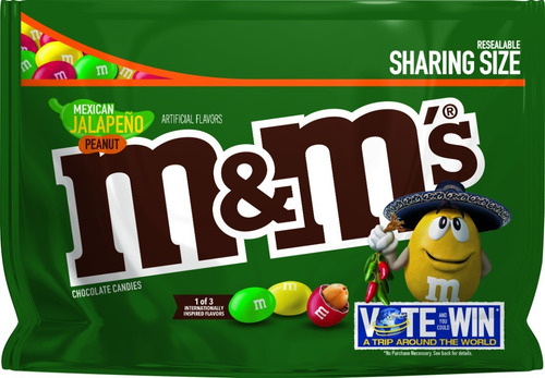 M&m's Jalapeño Sharing Size Chocolate Luneta Ed Especial