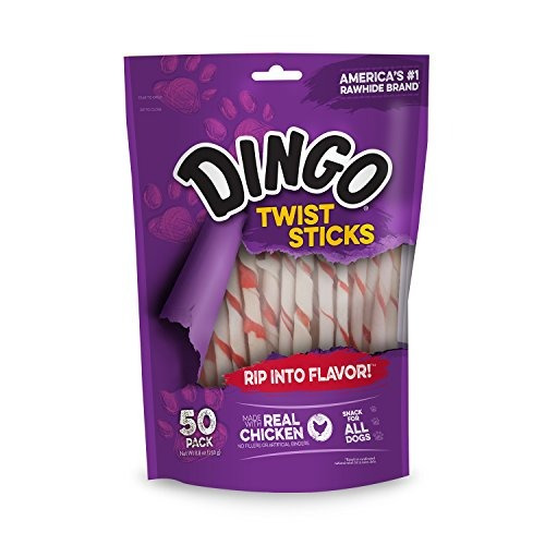 Dingo Twist Sticks Masticables De Cuero Crudo Hechos Con Pol