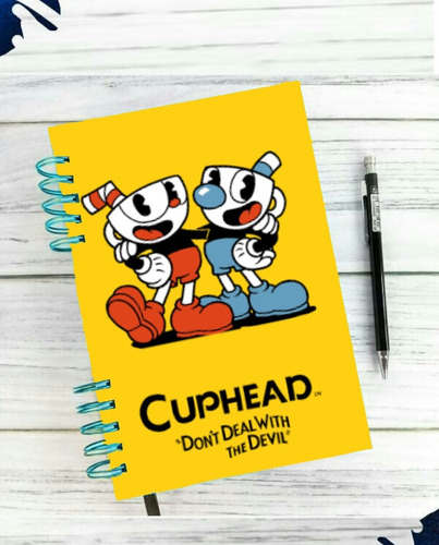 Imagen 2 de 6 de Agenda 2023 Cup Head Regalo Personalizado