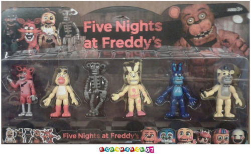 Five Nights At Freddy's - Set X 6 Personajes. Espectacular!