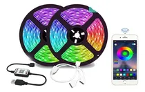 Comprar Tira De Luces Led Usb Bluetooth 20m Cinta Rgb + Control 5v