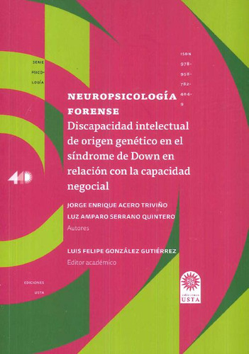 Libro Neuropsicología Forense De Luis Felipe González Gutiér