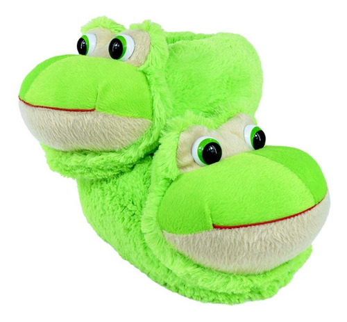 Imagem 8 de 10 de Pantufa Sapo Em Pele 35-37-39.- Pantufa- Pelúcia
